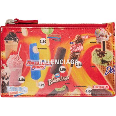 Balenciaga Balenciaga Red Cash Long Coin Card Holder