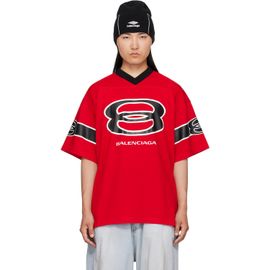 Balenciaga Balenciaga Red Football Jersey