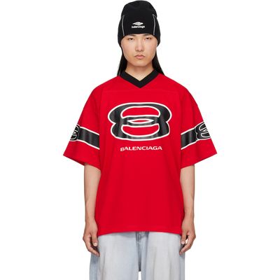 Balenciaga Balenciaga Red Football Jersey