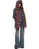 Balenciaga Balenciaga Red Wool Hooded Scarf - 3
