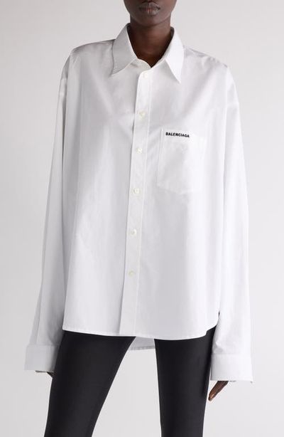 Balenciaga Balenciaga Regular Cotton Button-Up Shirt