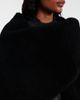 Balenciaga Balenciaga Shearling-trimmed leather scarf - 4