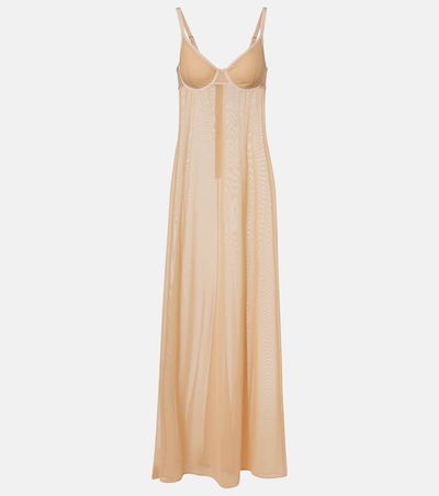 Balenciaga Balenciaga Sheer maxi dress
