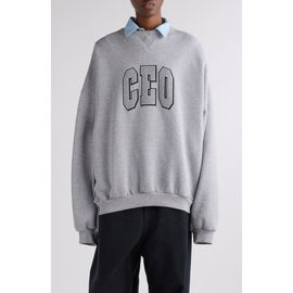 Balenciaga Balenciaga Shirt Collar Graphic Sweatshirt