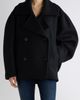 Balenciaga Balenciaga Short Wool Blend Cocoon Coat - 1