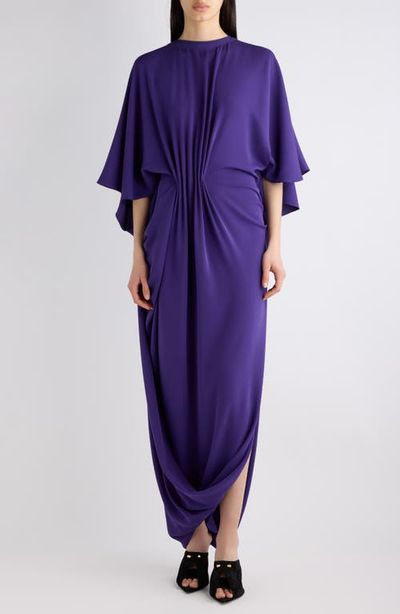 Balenciaga Balenciaga Silk Draped Maxi Dress