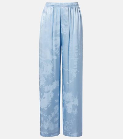 Balenciaga Balenciaga Silk satin wide-leg pants