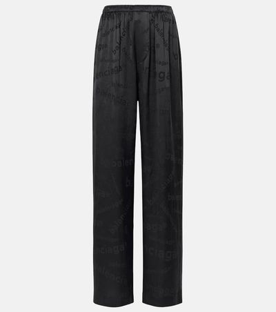 Balenciaga Balenciaga Silk wide-leg pants