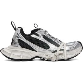 Balenciaga Balenciaga Silver & Black 3XL Gradient Sneakers