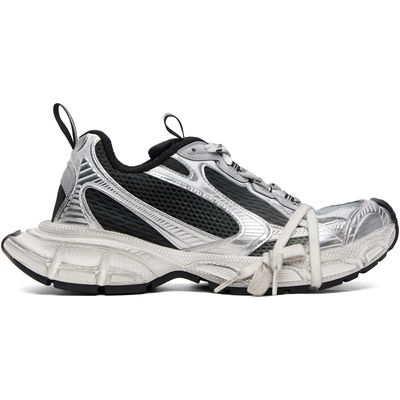 Balenciaga Balenciaga Silver & Black 3XL Gradient Sneakers