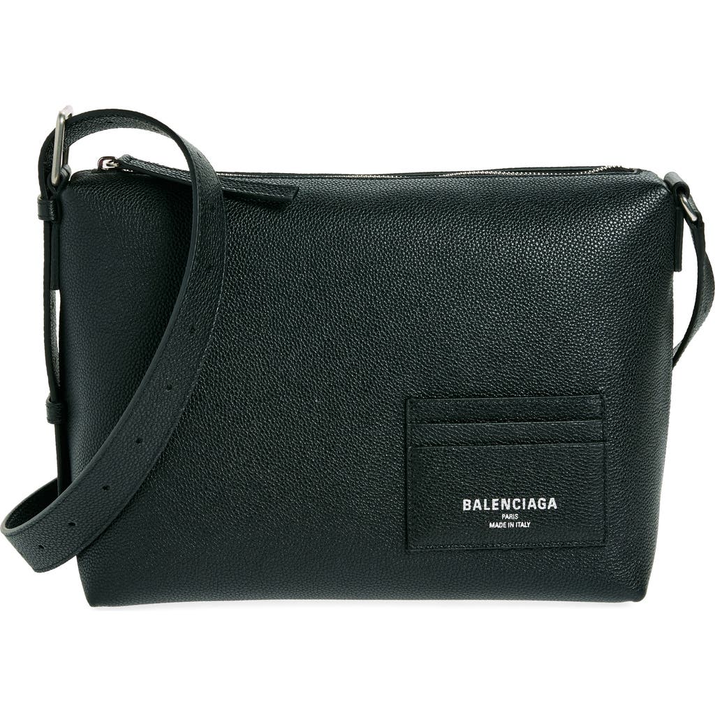 Balenciaga Balenciaga Small Debit Leather Messenger Bag