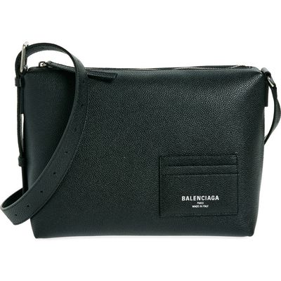 Balenciaga Balenciaga Small Debit Leather Messenger Bag