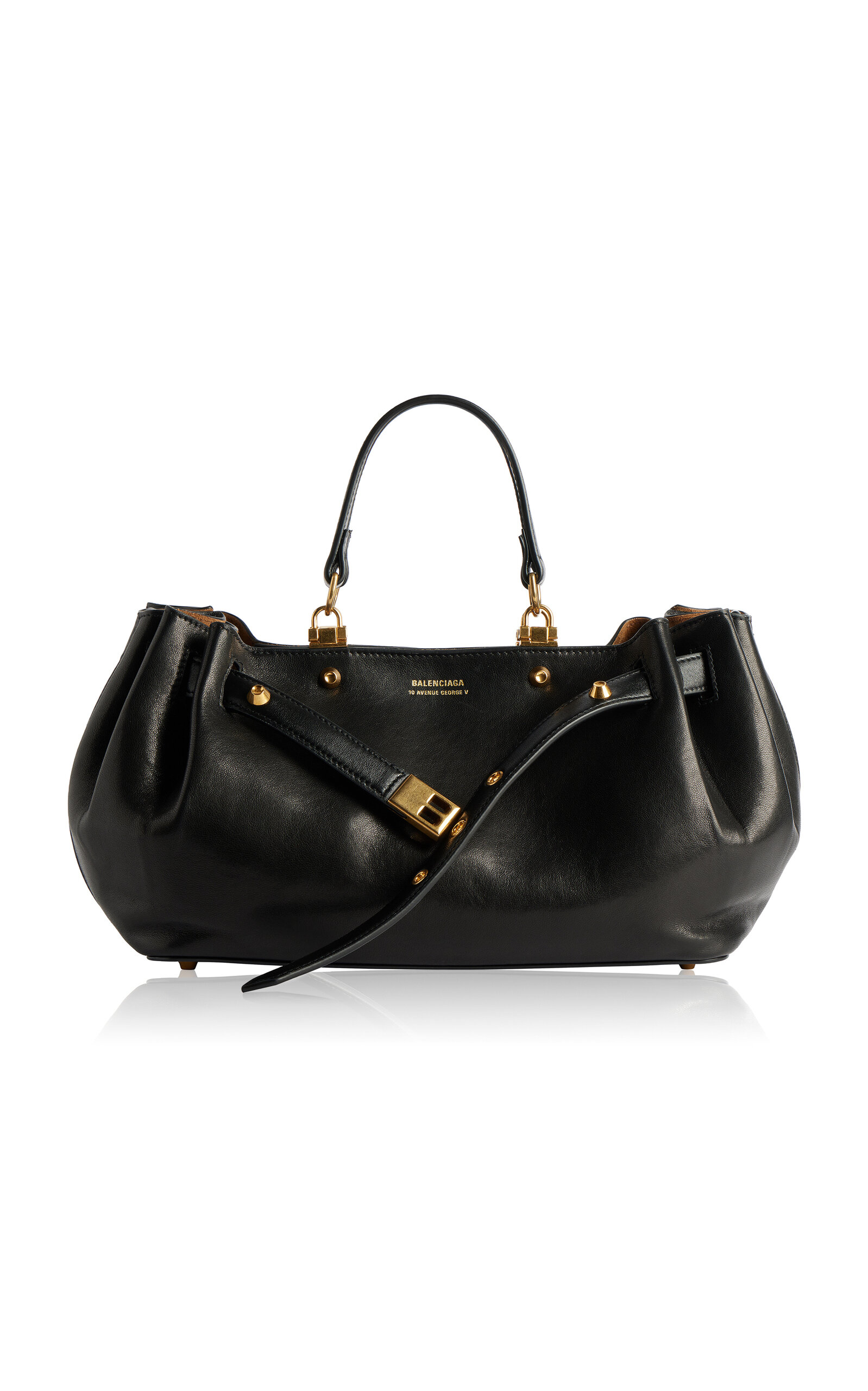 Balenciaga Balenciaga Small Fan Leather Carryall Bag