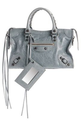 Balenciaga Balenciaga Small Le City Arena Leather Top Handle Bag