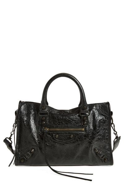 Balenciaga Balenciaga Small Le City Leather Satchel