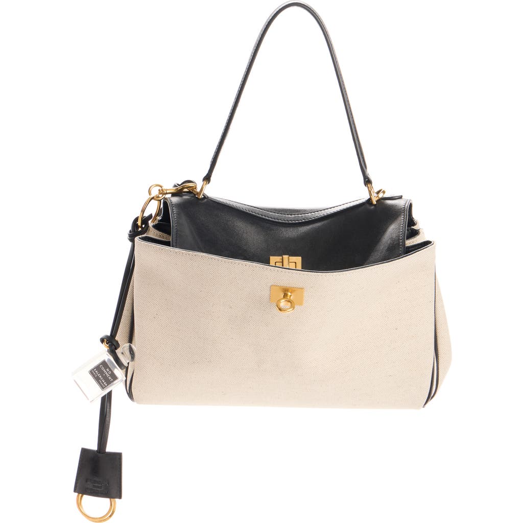 Balenciaga Balenciaga Small Rodeo Mixed Media Top Handle Bag