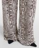Balenciaga Balenciaga Snake-print silk palazzo pants - 4