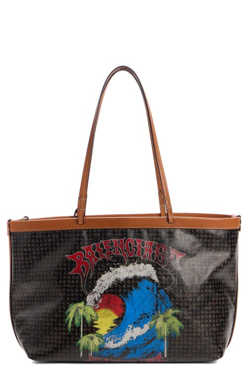 Balenciaga Balenciaga Snob Coated Canvas Tote