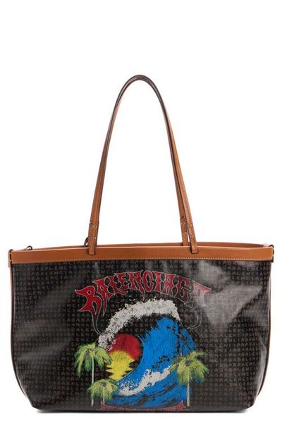 Balenciaga Balenciaga Snob Coated Canvas Tote