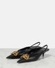 Balenciaga Balenciaga Square Knife BB slingback mules - 5