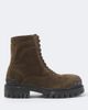 Balenciaga Balenciaga Strike suede combat boots - 5