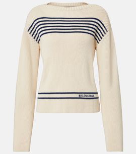 Balenciaga Balenciaga Striped cotton sweater