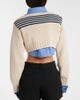 Balenciaga Balenciaga Striped cropped cotton sweater - 5