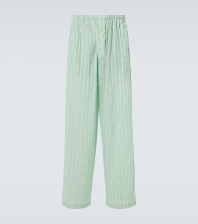 Balenciaga Balenciaga Striped mid-rise pajama pants