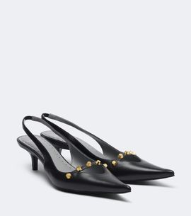 Balenciaga Balenciaga Studded leather slingback pumps
