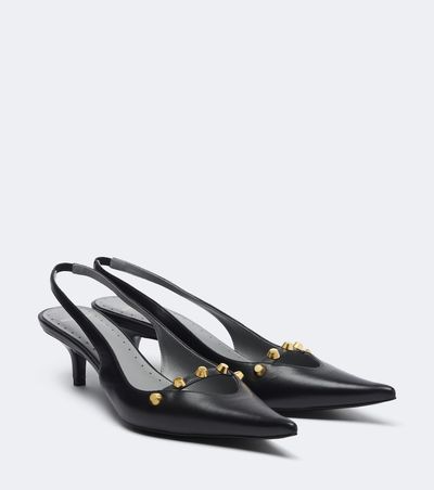 Balenciaga Balenciaga Studded leather slingback pumps