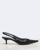 Balenciaga Balenciaga Studded leather slingback pumps - 5