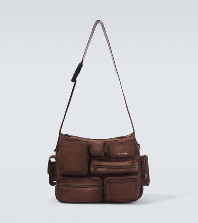Balenciaga Balenciaga Superbusy suede messenger bag
