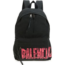 Balenciaga Balenciaga Tape Type Logo Canvas Backpack