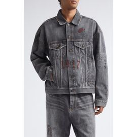 Balenciaga Balenciaga Tattoo Boxy Denim Jacket