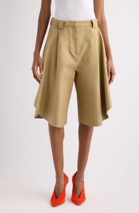 Balenciaga Balenciaga Tulip Pleated Bermuda Shorts
