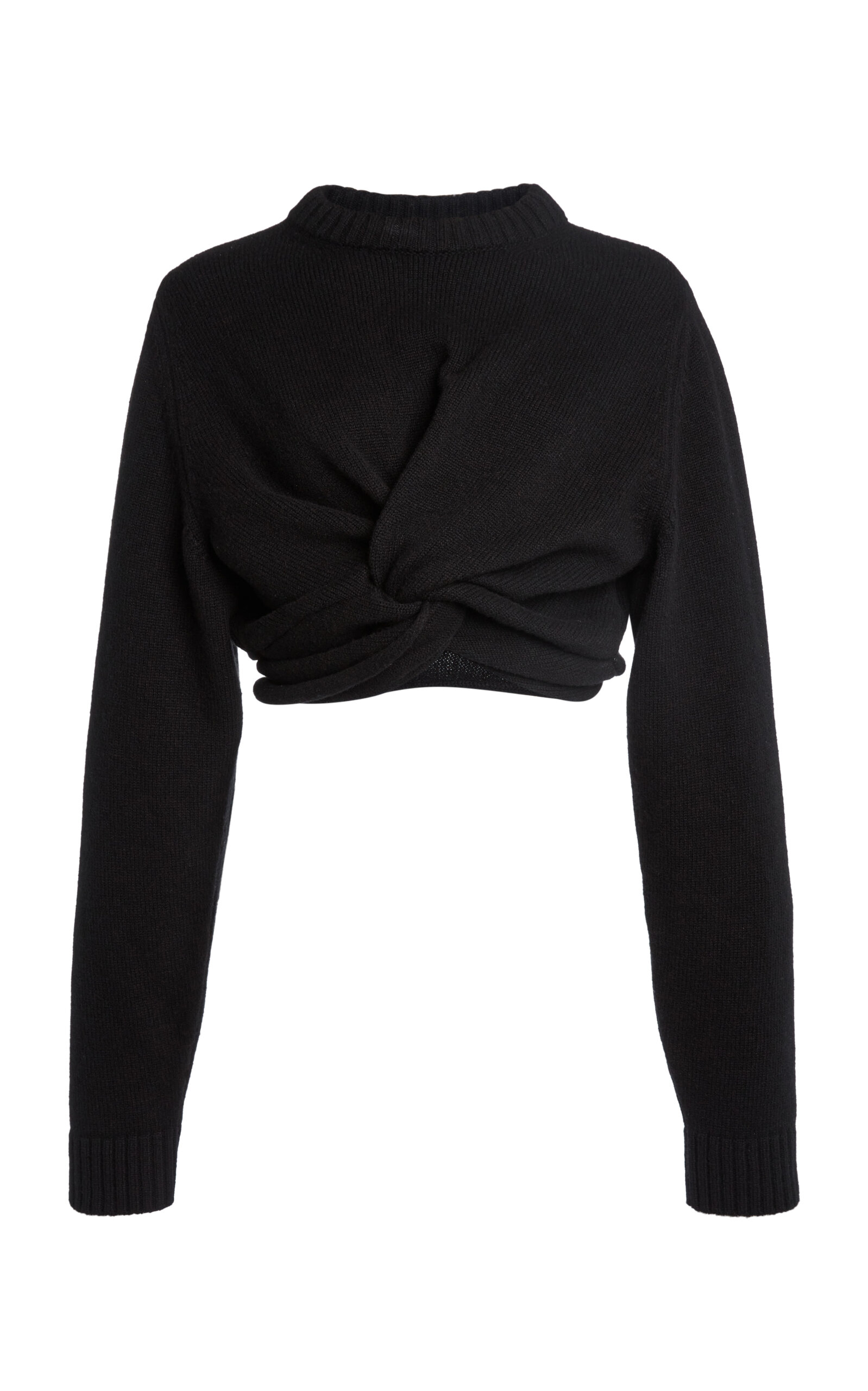 Balenciaga Balenciaga Twistfront Wool Top