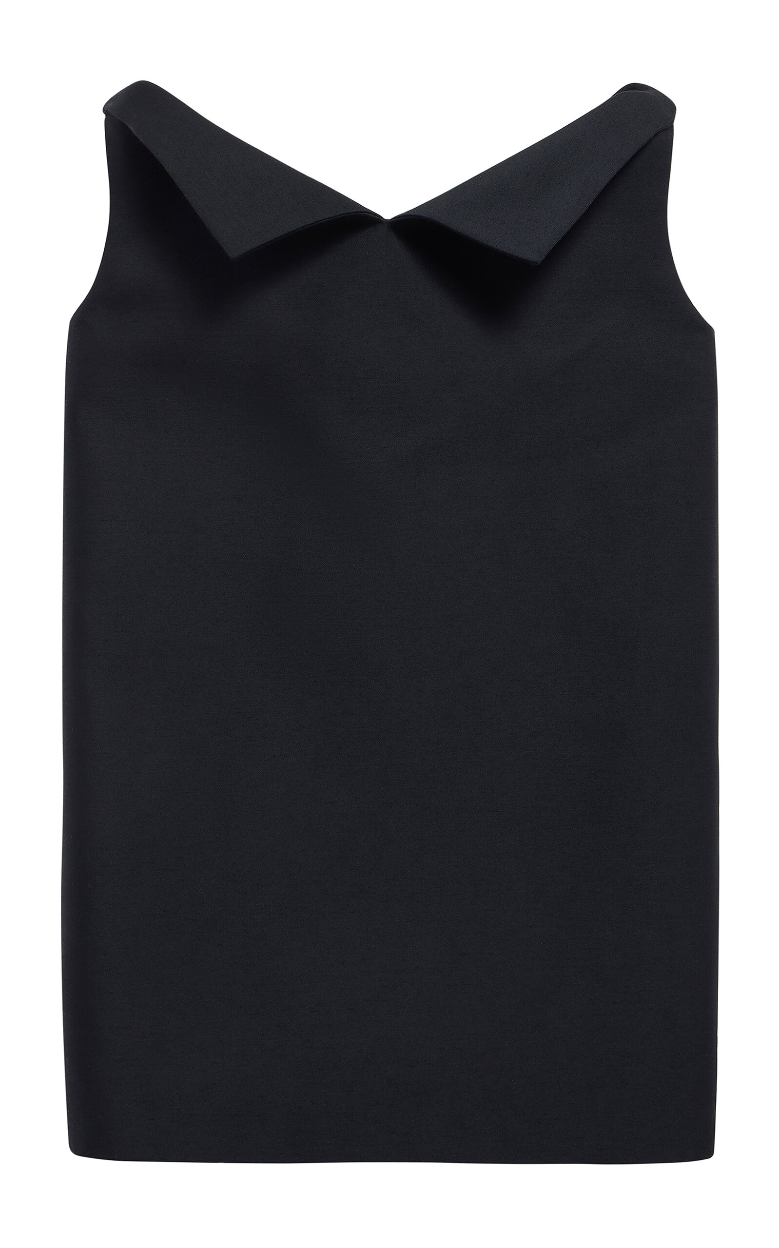 Balenciaga Balenciaga Vareuse WoolBlend Scuba Mini Dress Black FR 34