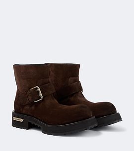 Balenciaga Balenciaga Venom suede biker boots