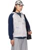Balenciaga Balenciaga White Raglan Zip-Up Hoodie - 2