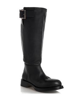 Balenciaga Balenciaga Women's Buckle Tall Leather Boots