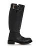 Balenciaga Balenciaga Women's Buckle Tall Leather Boots - 2