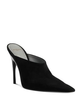 Balenciaga Balenciaga Women's Duchesse Suede Mule Pumps
