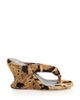 Balenciaga Balenciaga Women's Ocelot Print Wedge Sandals - 6