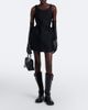Balenciaga Balenciaga Wool and silk-blend minidress - 2