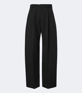 Balenciaga Balenciaga Wool twill barrel-leg pants