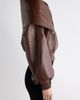 Balenciaga Balenciaga Wrap Collar Leather Blouson - 4