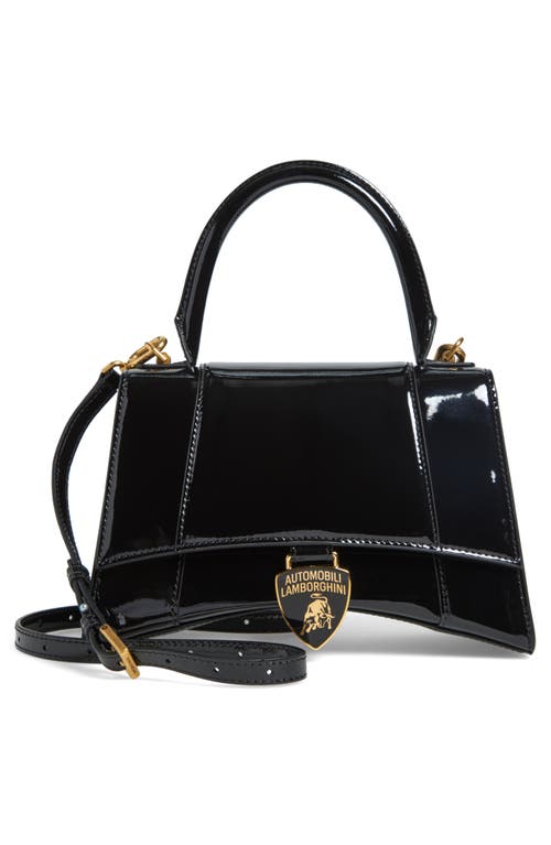 Balenciaga Balenciaga x Automobili Lamborghini Small Hourglass Patent Leather Top Handle Bag