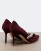 Balenciaga Balenciaga x Manolo Blahnik embellished suede pumps - 3