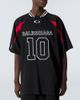 Balenciaga Balenciaga x NBA logo cotton jersey T-shirt - 3