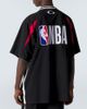Balenciaga Balenciaga x NBA logo cotton jersey T-shirt - 4